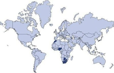 Vertretungen Afrika