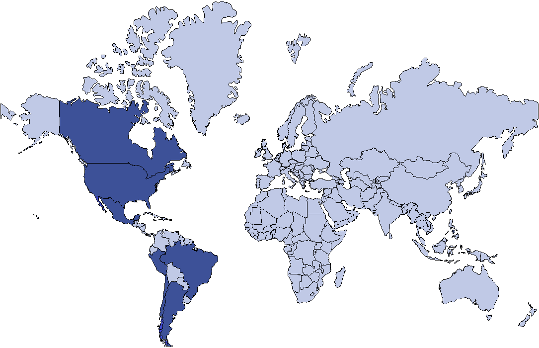 Vertretungen Amerika