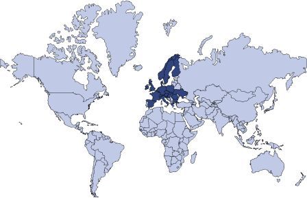 Vertretungen Europa